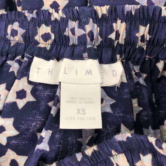 90’s The Limited Star Print High Rise Elastic Waist Pull On Shorts size XS - Picture 4 of 6